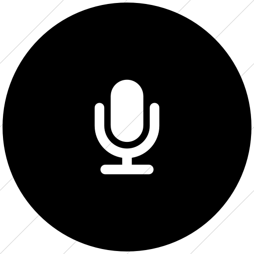 White Microphone Icon at Vectorified.com | Collection of White