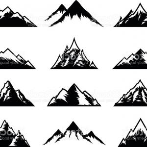 300x300 Photostock Vector Mountain Vector Icons Set Set Of Mountain