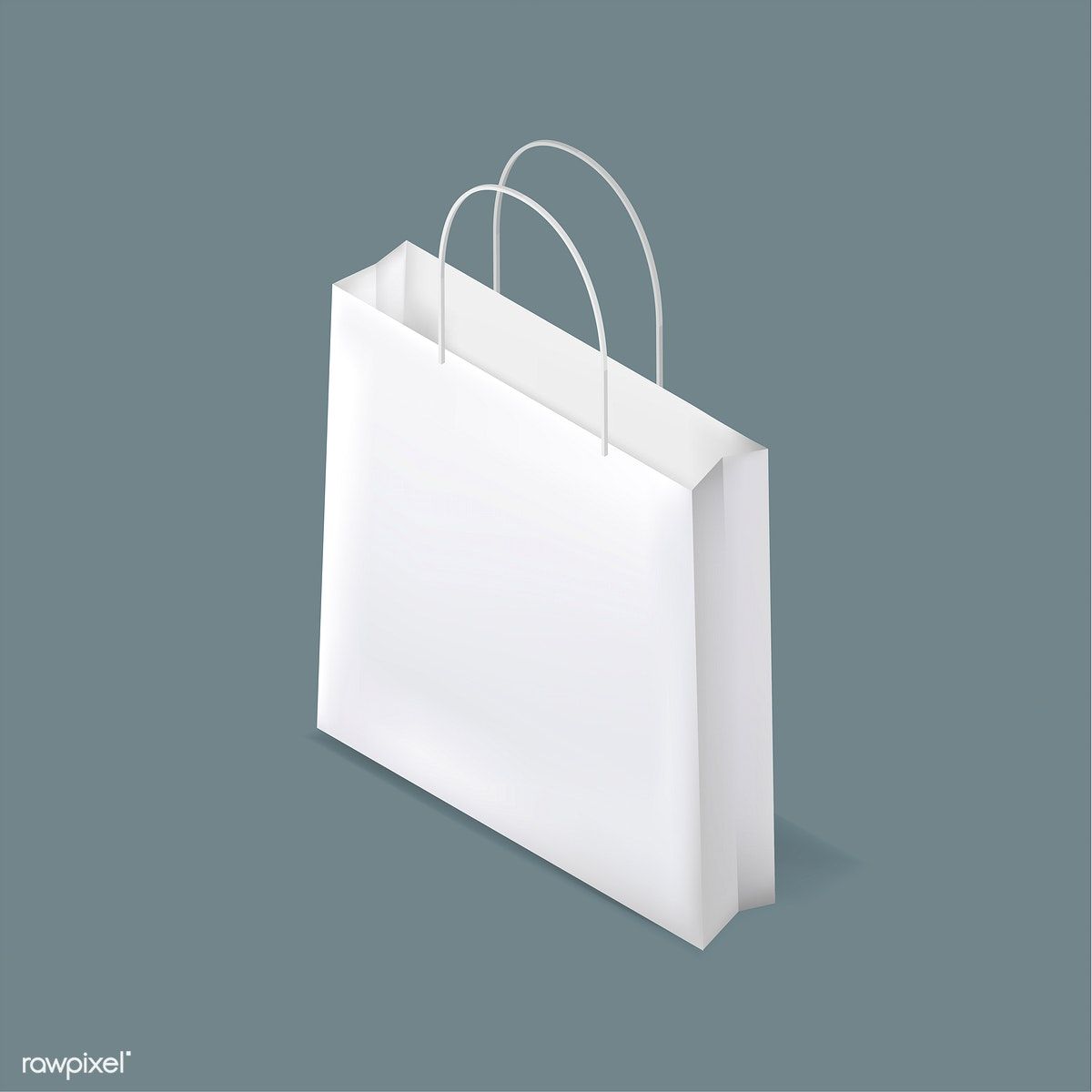 1200x1200 Vector Of White Shopping Bag Icon Free Image