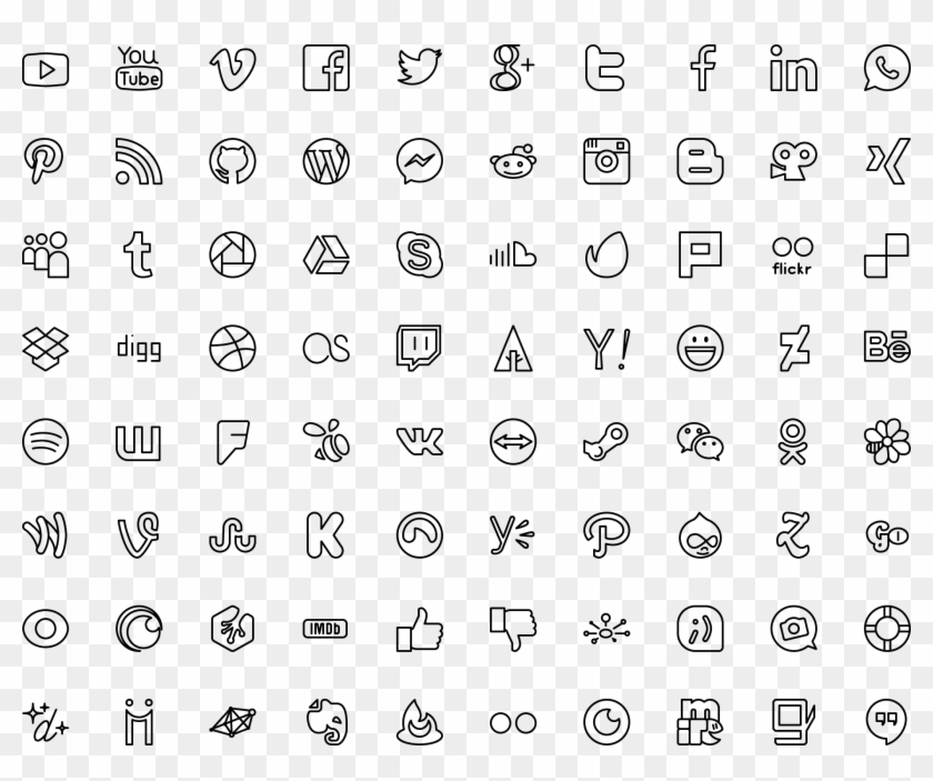 840x703 Icon Social Icons