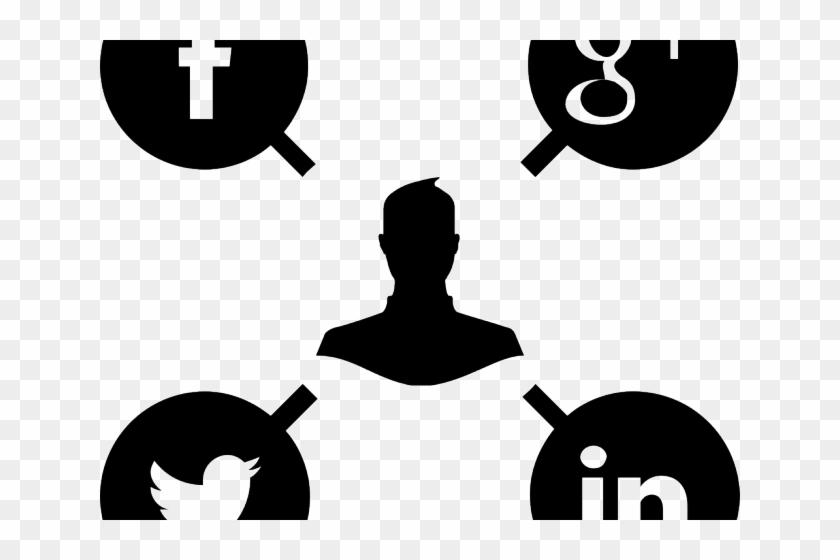 840x560 Social Media Clipart Black And White