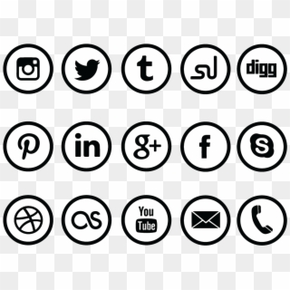 320x320 White Social Media Png Images, Free Transparent Image Download