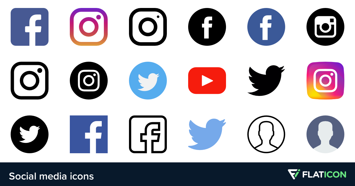 Social Media Icons 1200x630 Social Media Icons