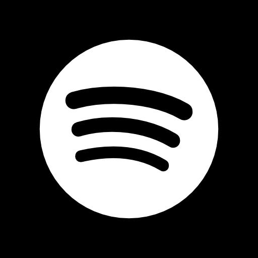 Spotify logo transparent white png