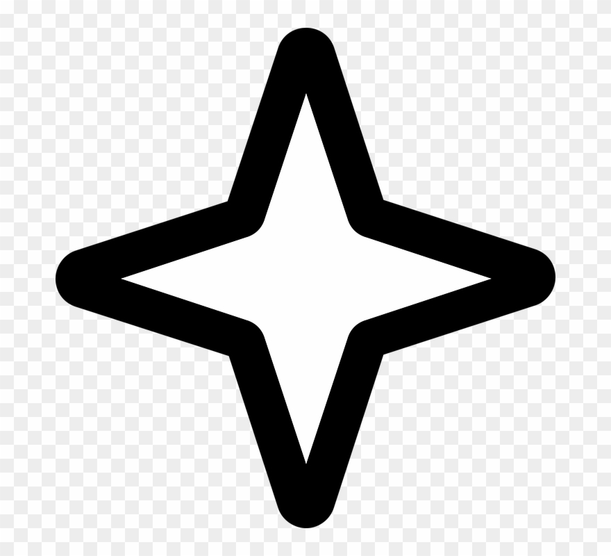 880x800 White Star Image Buy Clip Art