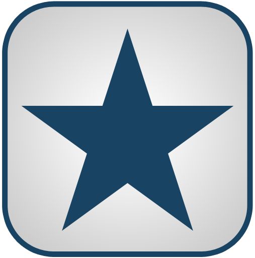 507x512 Blue And White Star Icon, Png Clipart Image