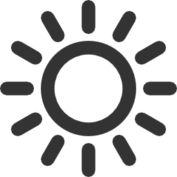 White Sun Icon