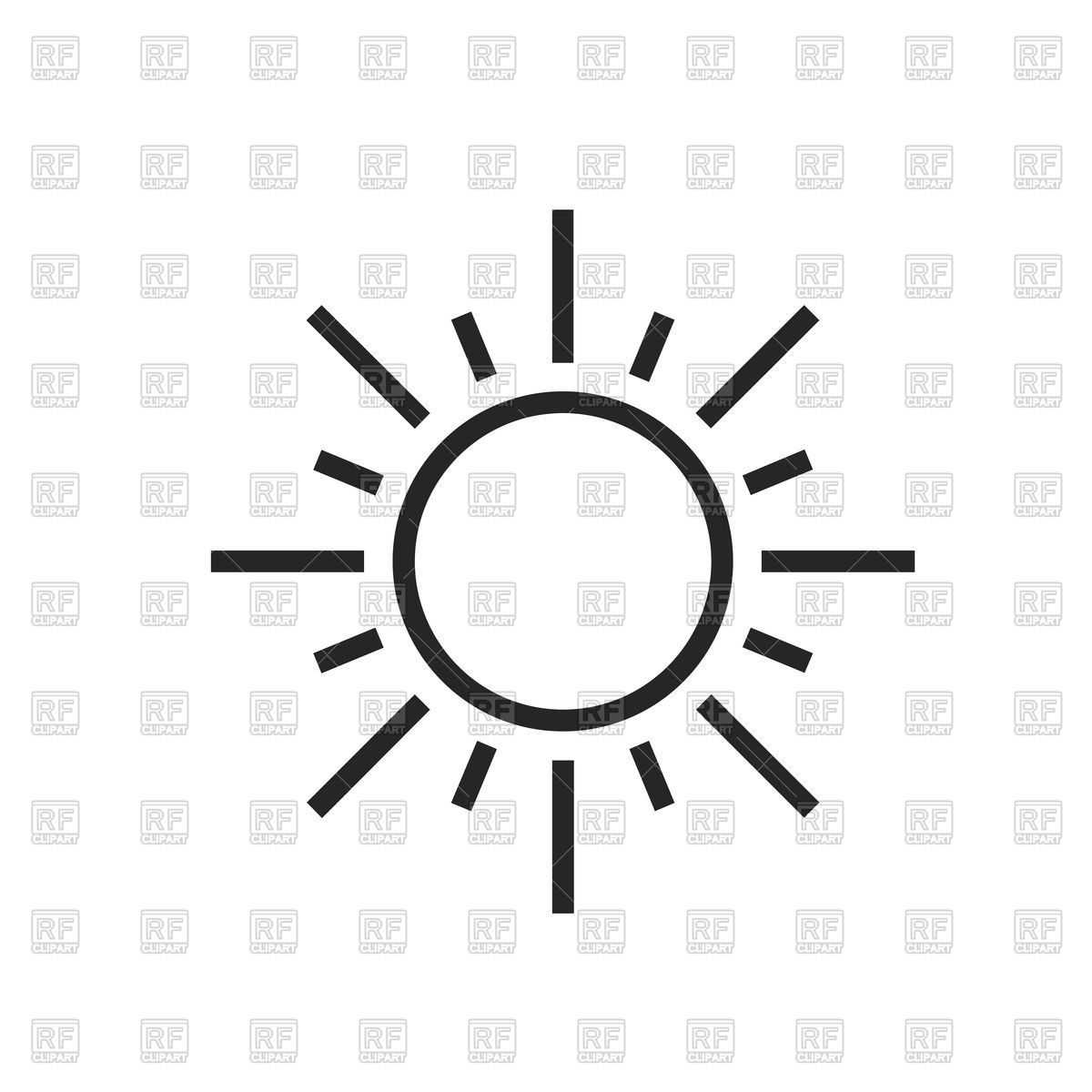 1200x1200 Sun Icon Vector Image Of Icons And Emblems Kannaa