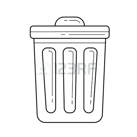 450x450 White Trash Bin Myrta