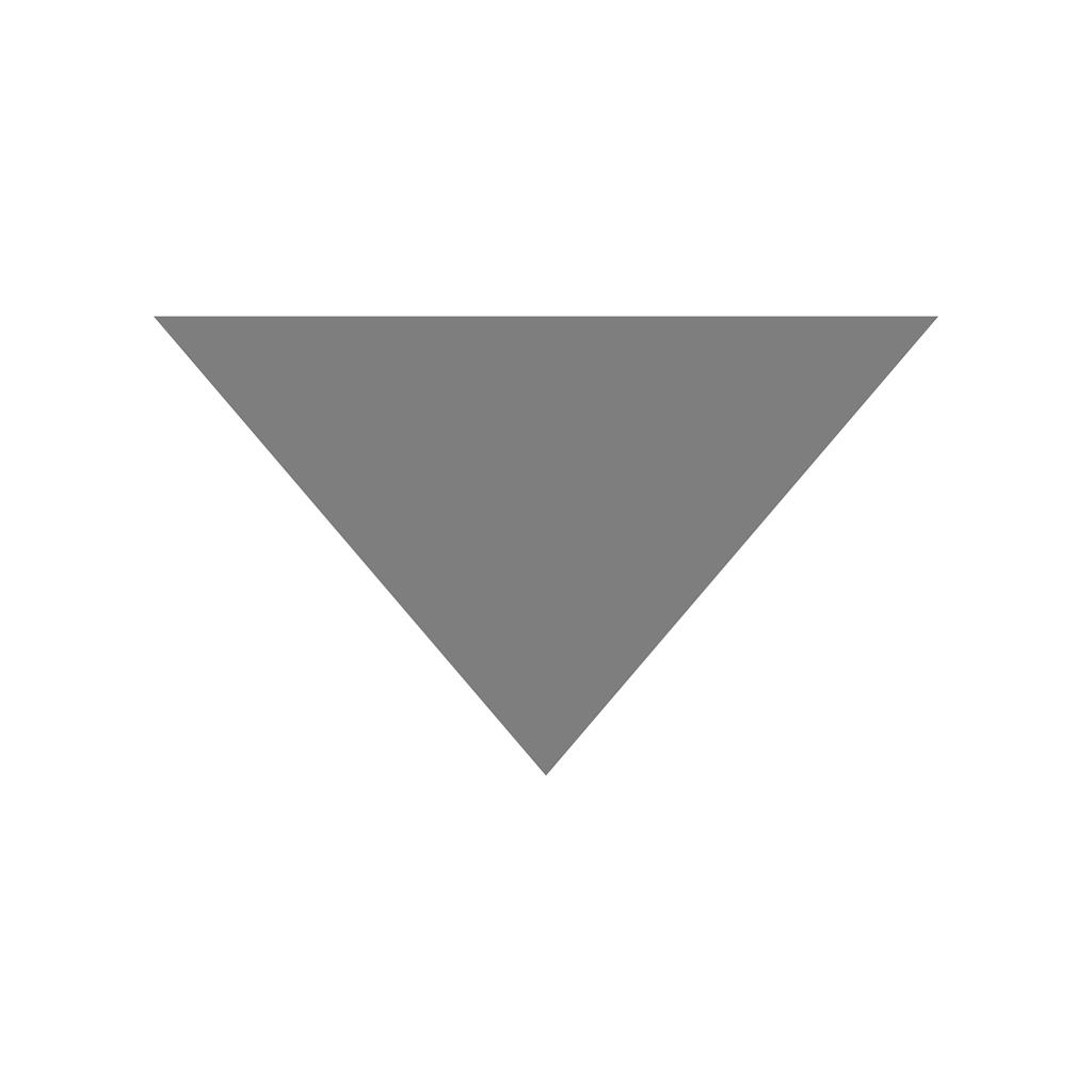 1024x1024 Triangle Arrow Down Greyscale Icon