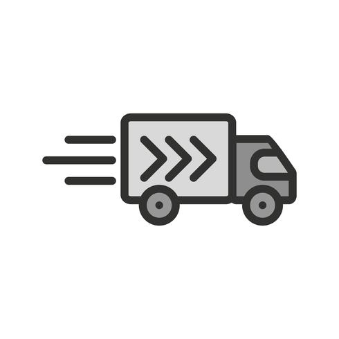 490x490 Delivery Truck Icon Design