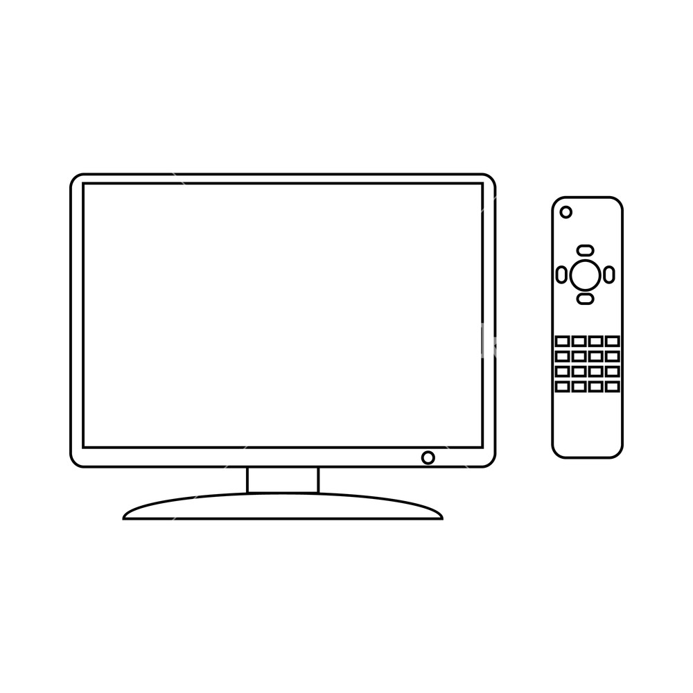 White Tv Icon at Vectorified.com | Collection of White Tv Icon free for ...