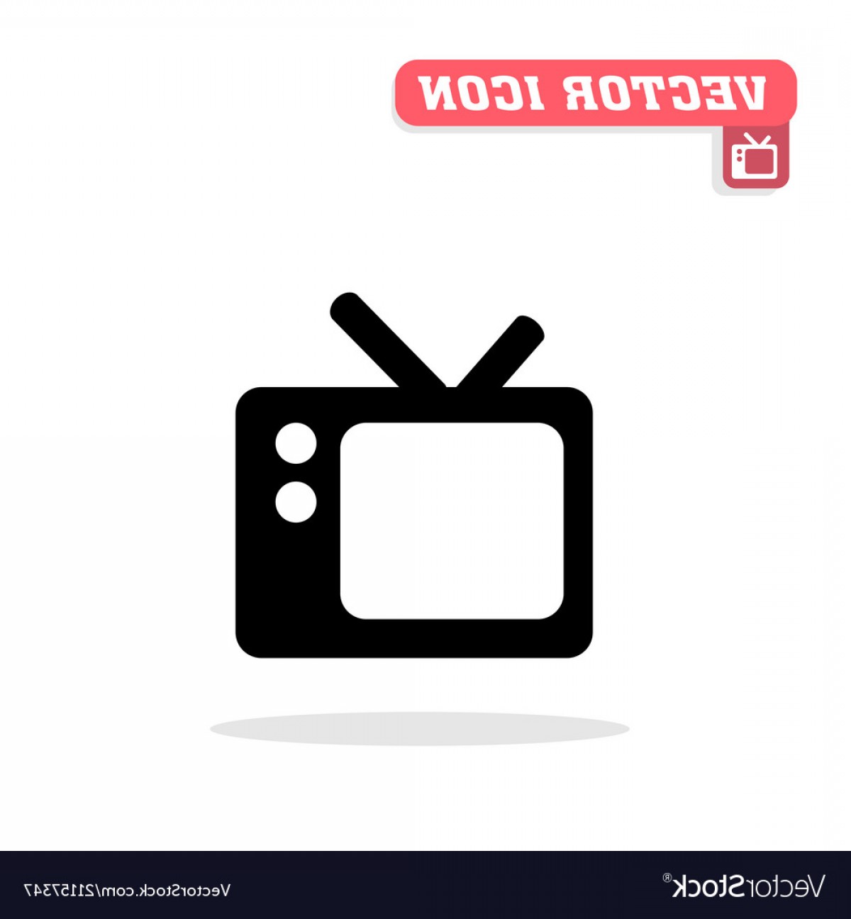 1200x1296 Tv Icon White Background Image Vector Soidergi