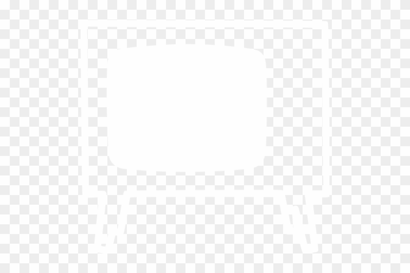 840x560 White Television Icon