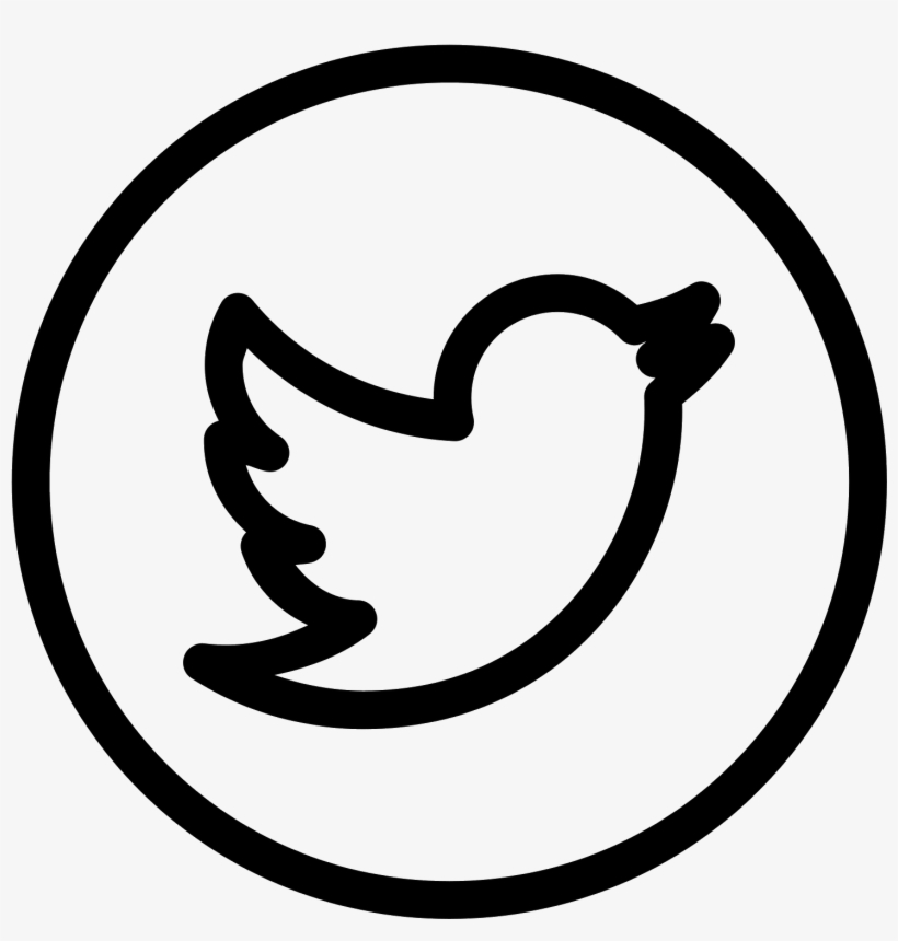 820x860 White Twitter Logo Png