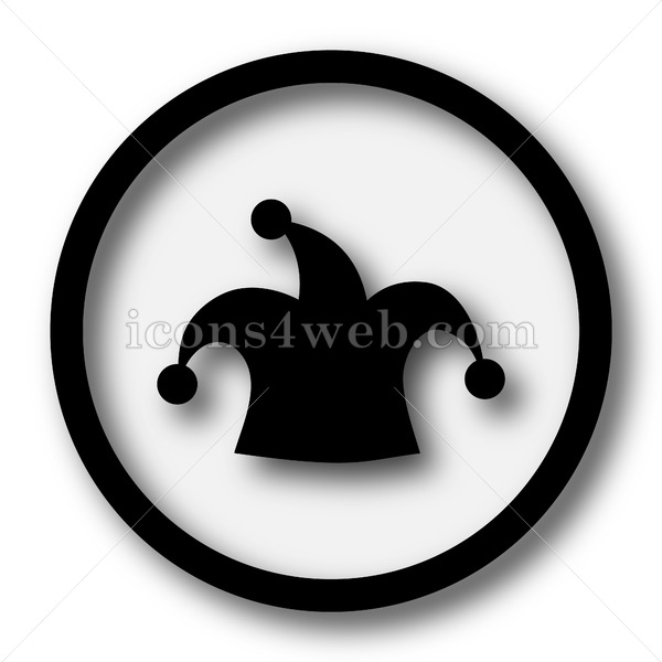 Jester Hat Simple Icon Jester Hat Simple Button 600x600 Jester Hat Simple Icon Jester Hat Simple Button
