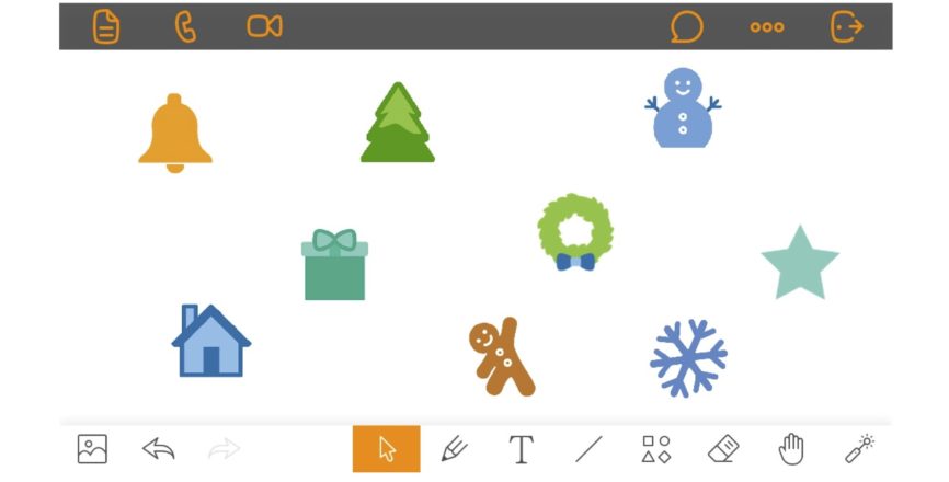 866x440 New Holiday Whiteboard Icon Library!