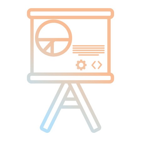 450x450 Statistics On Whiteboard Icon Vector Illustration Graphic Design