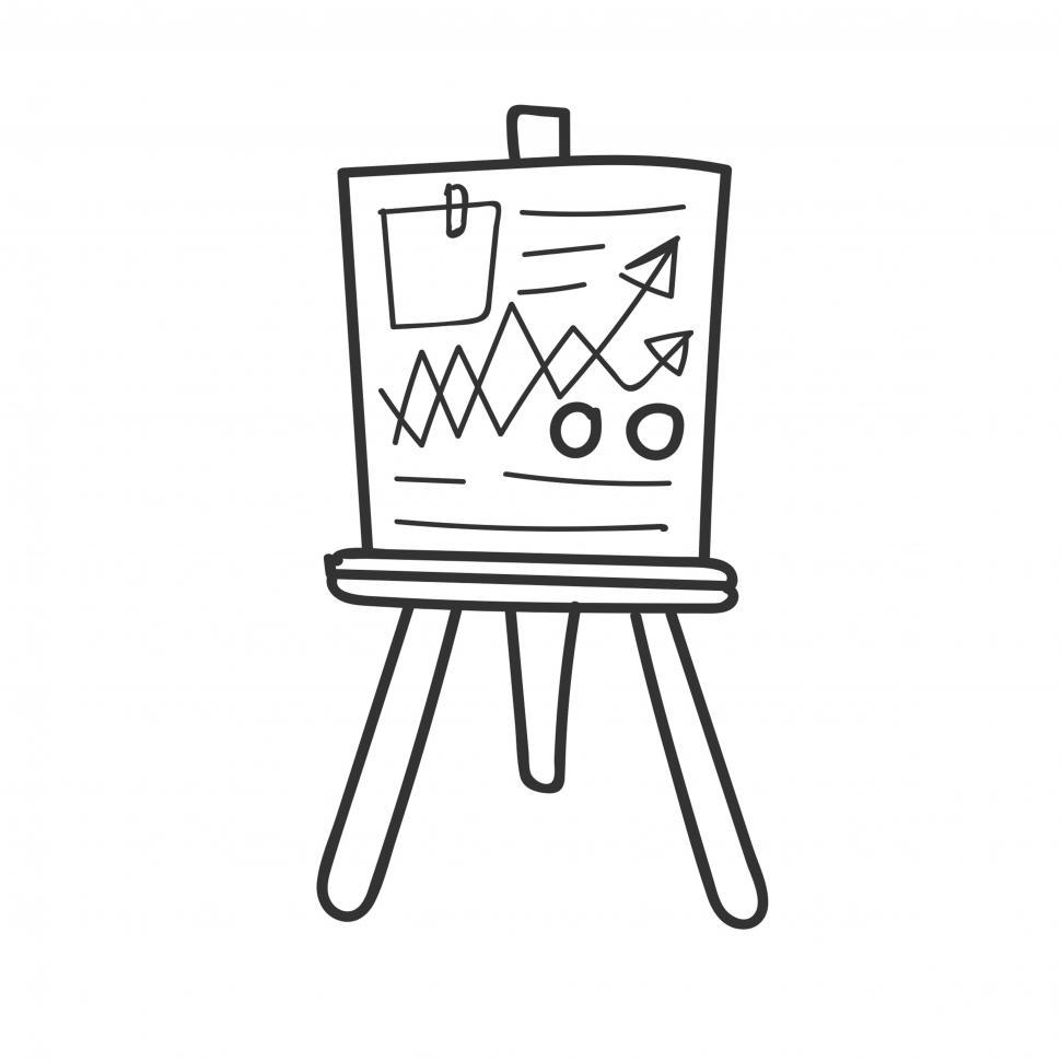 970x970 Get Free Stock Photos Of Whiteboard Icon Vector With Graph