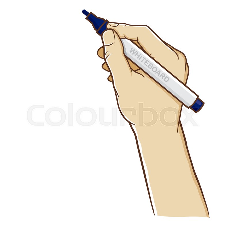 800x800 Vector Illustration Of A Hand Holding Stock Vector Colourbox