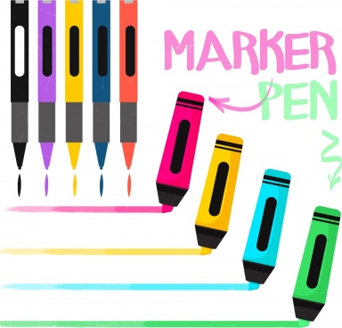 384x368 Whiteboard Marker Pen Free Vector Download