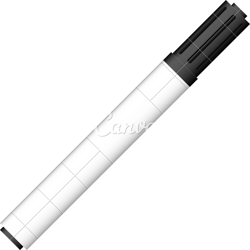 800x800 Black Whiteboard Marker Icon