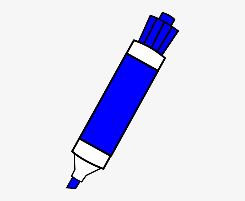 820x673 Blue Dry Erase Marker Clip Art At Clker