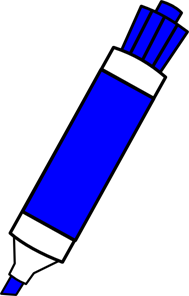189x296 Blue Dry Erase Marker Png, Clip Art For Web