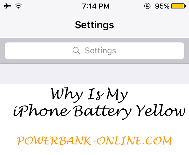 Why Is My Battery Icon Yellow at Collection of Why Is