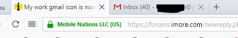 466x75 My Work Gmail Icon Is Now Blue Instead Of Red Anyone Know Why