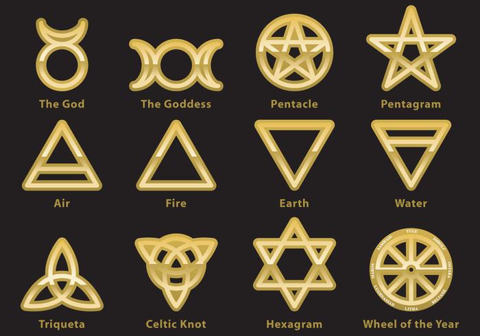 700x490 Wiccan Symbol Vectors