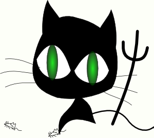 300x269 Wicked Cat Png, Clip Art For Web