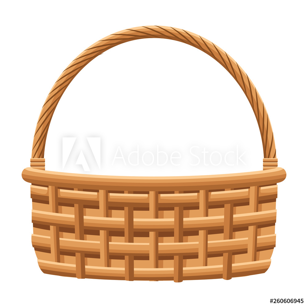 1000x1000 Photo Art Print Wicker Basket Icon Europosters