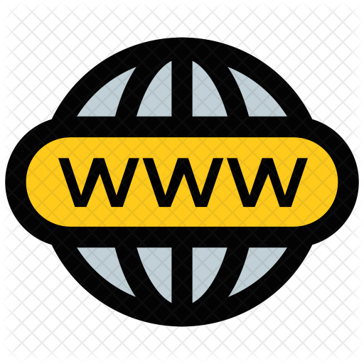 512x512 World Wide Web Icon Of Colored Outline Style