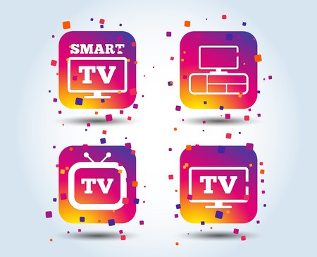 450x364 Smart Tv Mode Icon Widescreen Symbol Retro Television And Tv
