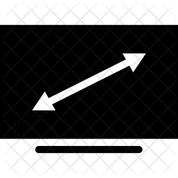 256x256 Widescreen Icon Of Glyph Style