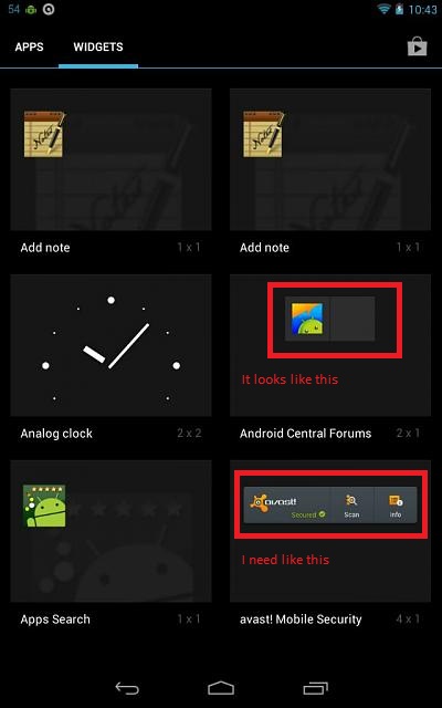 400x640 How To Correctly Set A Big Widget Icon In Android
