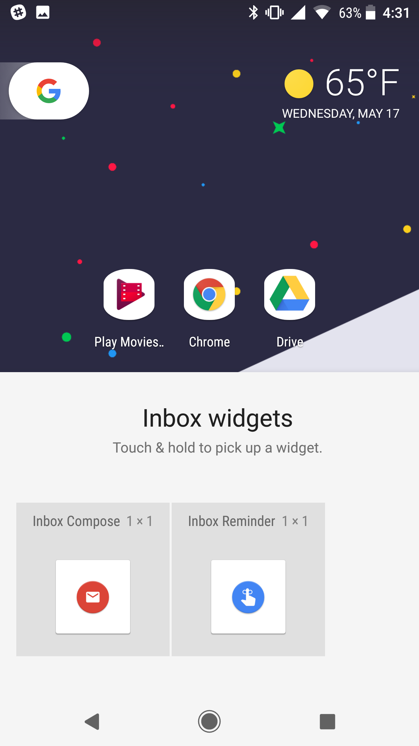 1440x2560 Long Press Icons To Get Quick Access To Widgets