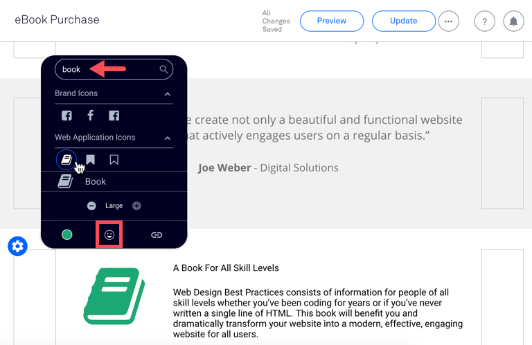 The Icon Widget Leadpages Knowledge Base 768x499 The Icon Widget Leadpages Knowledge Base