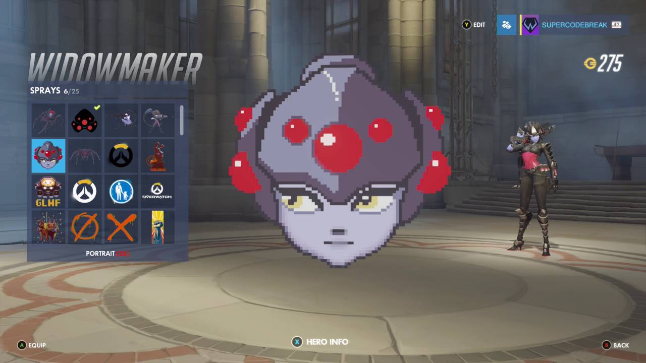 1280x720 Overwatch Widowmaker Sprays Icon And More List In Script