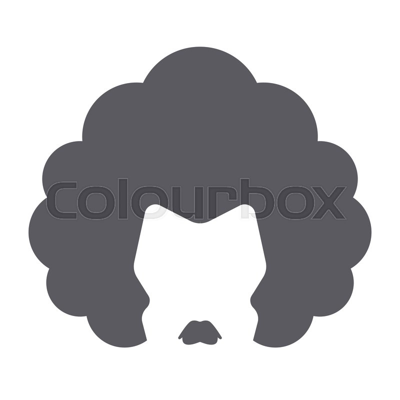 800x800 Wife Symbol Woman Icon Hair And Lips Stock Vector Colourbox