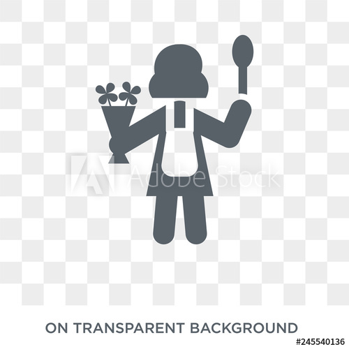 500x500 Wife Icon Trendy Flat Vector Wife Icon On Transparent Background