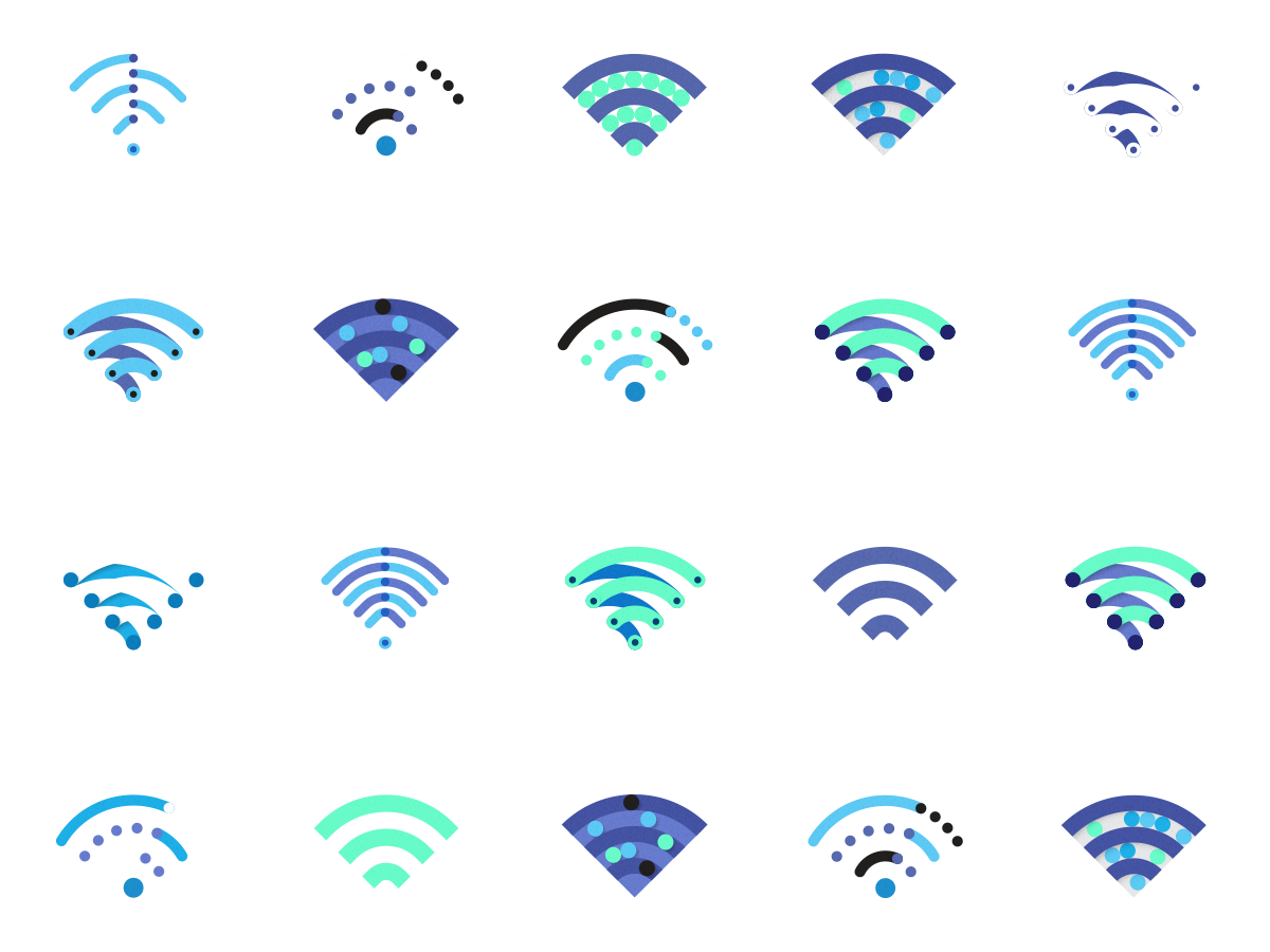 1200x900 Reinventing The Wifi Symbol Script Seal On Behance