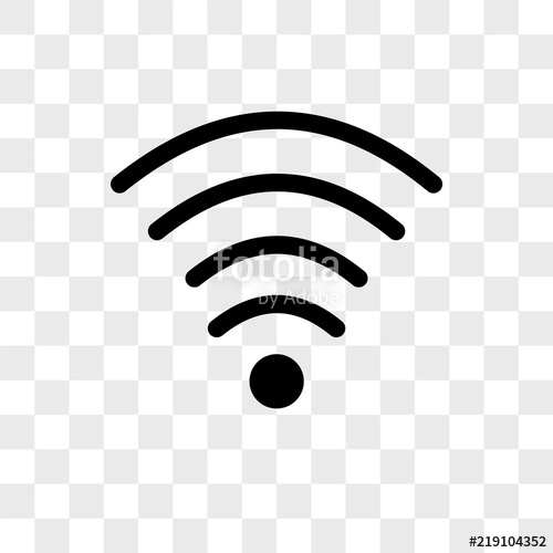 500x500 Wifi Full Vector Icon On Transparent Background, Wifi Full Icon