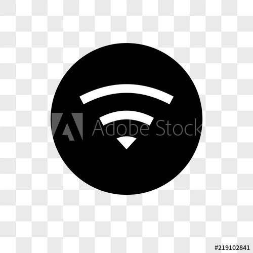 500x500 Wifi Vector Icon On Transparent Background, Wifi Icon