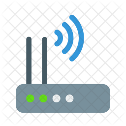 256x256 Wifi Router Icon Of Flat Style