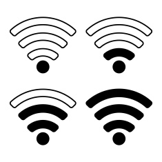 low wifi signal svg