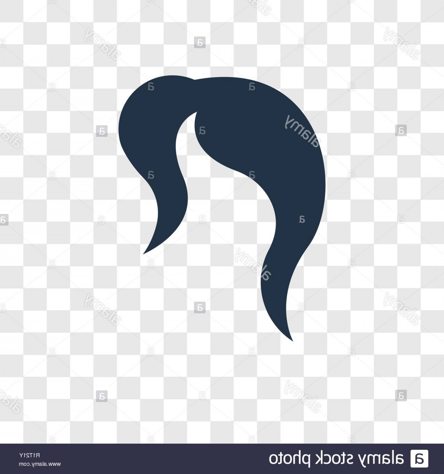 1560x1666 Hair Wig Vector Icon Isolated On Transparent Background Hair Wig
