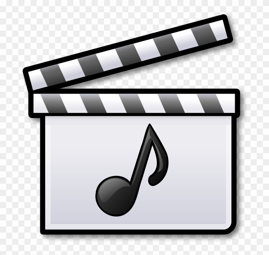 880x833 Clapperboard Wikipedia Filemusic Clapperboardsvg