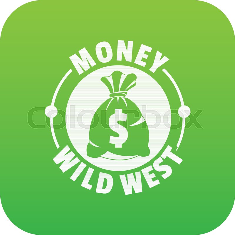 800x800 Money Wild West Icon Green Vector Stock Vector Colourbox